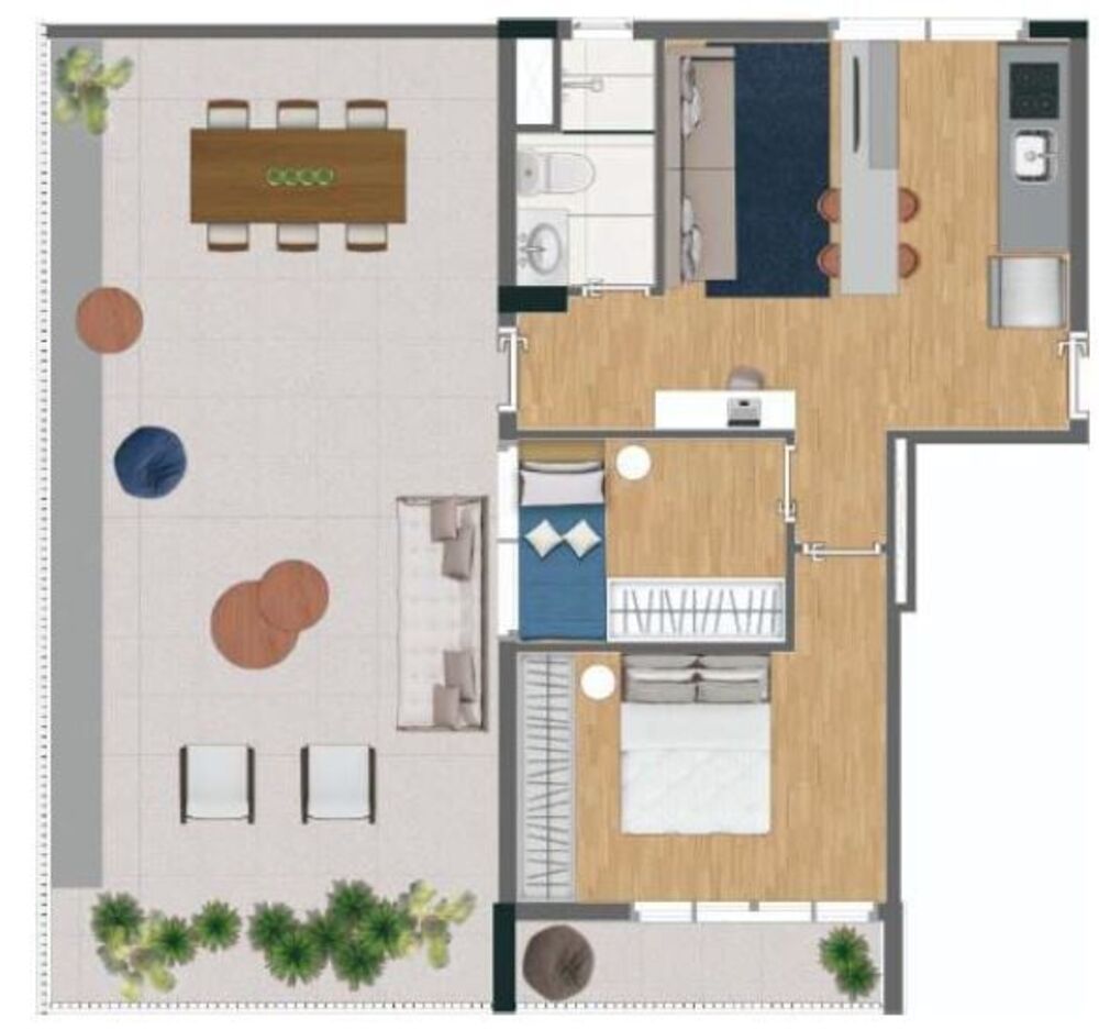 Apartamento, 2 quartos, 46 m² - Foto 5