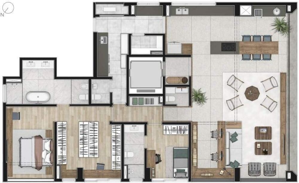 Apartamento, 4 quartos, 244 m² - Foto 9