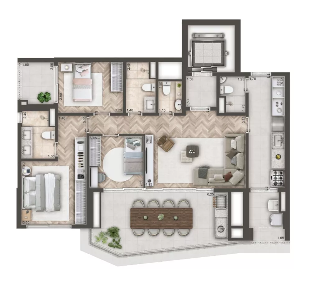 Apartamento, 3 quartos, 114 m² - Foto 13