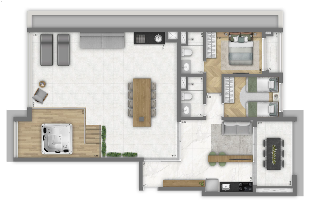 Apartamento, 3 quartos, 82 m² - Foto 10