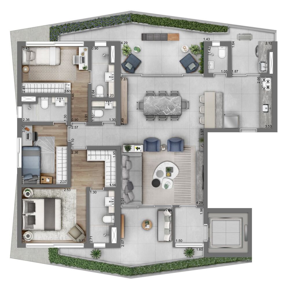 Apartamento, 2 quartos, 114 m² - Foto 7