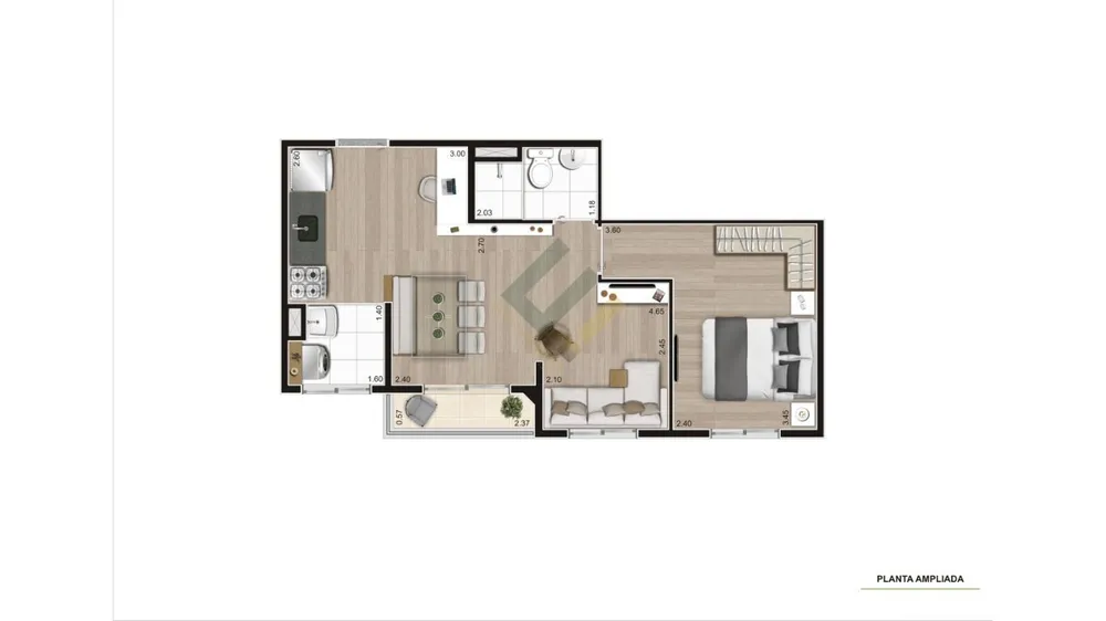 Apartamento, 2 quartos, 38 m² - Foto 19