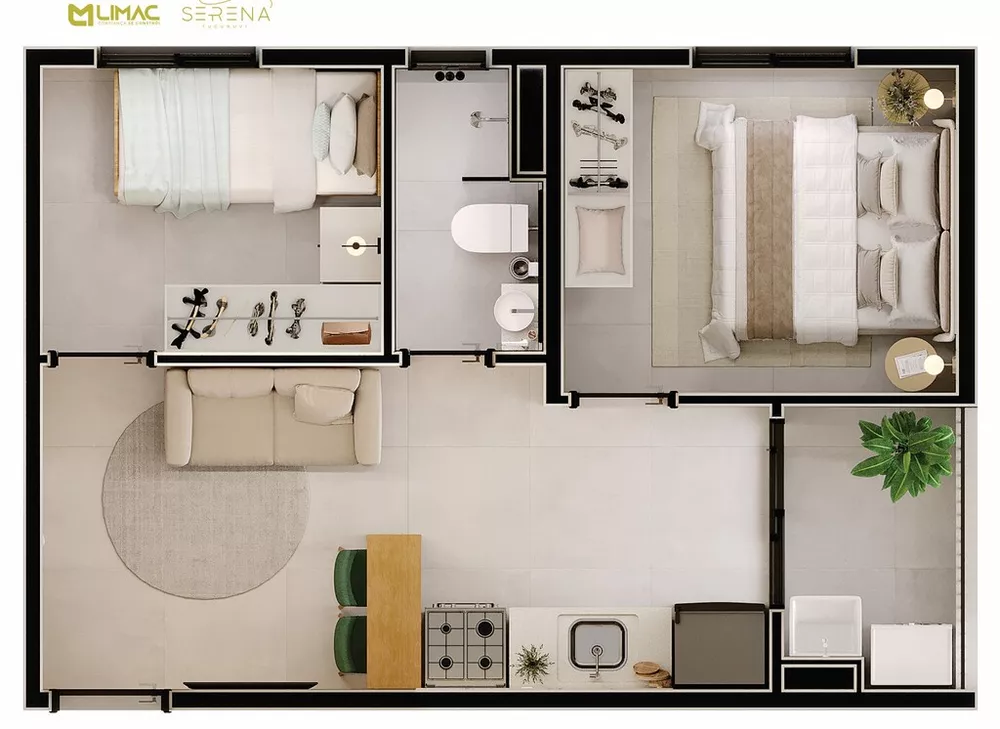 Apartamento, 1 quarto, 32 m² - Foto 9
