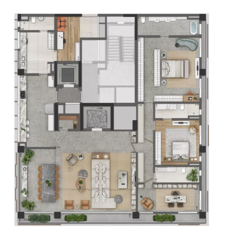 Apartamento, 3 quartos, 288 m² - Foto 13