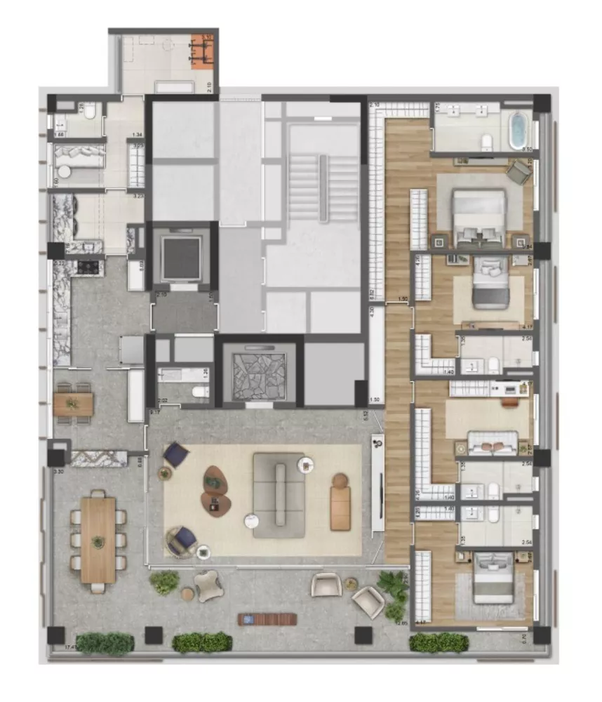 Apartamento, 3 quartos, 288 m² - Foto 19