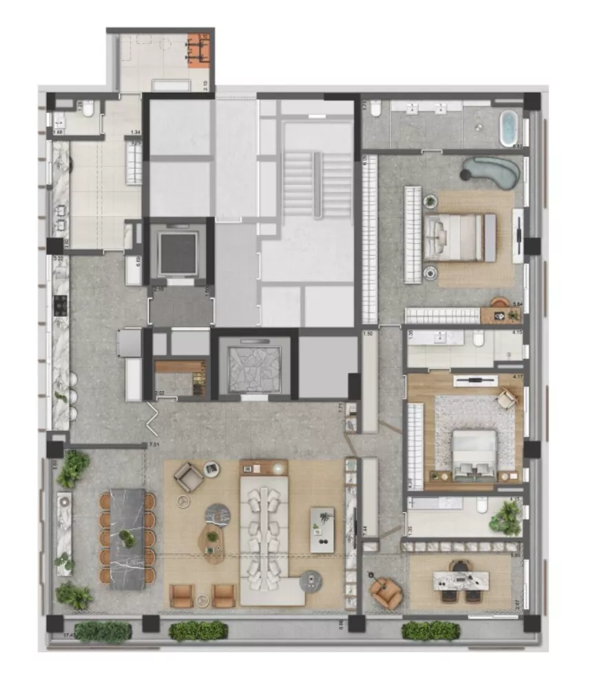 Apartamento, 3 quartos, 288 m² - Foto 21