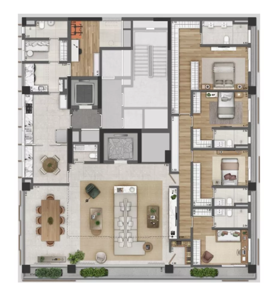 Apartamento, 3 quartos, 288 m² - Foto 16