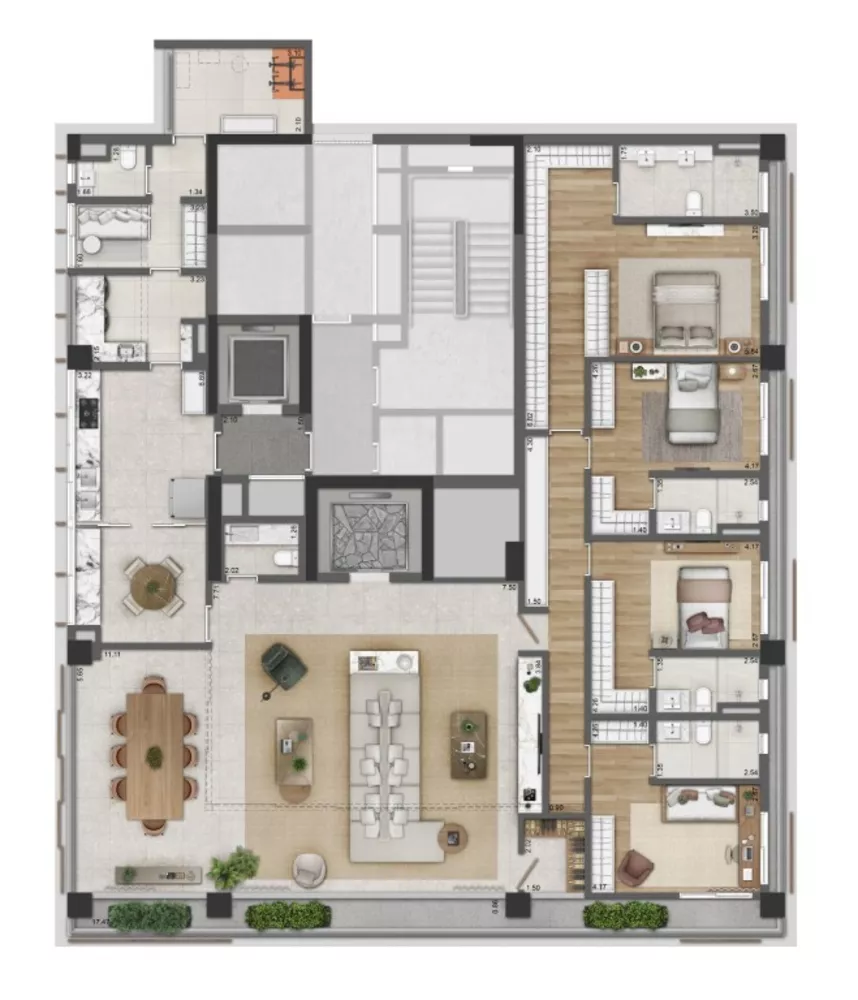 Apartamento, 3 quartos, 288 m² - Foto 9
