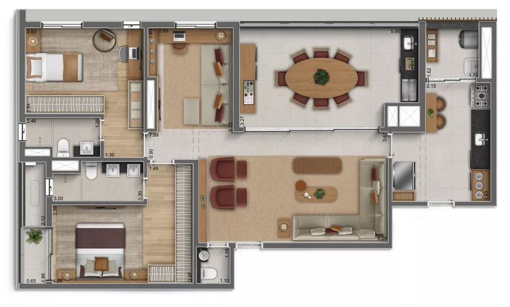 Apartamento, 3 quartos, 275 m² - Foto 16