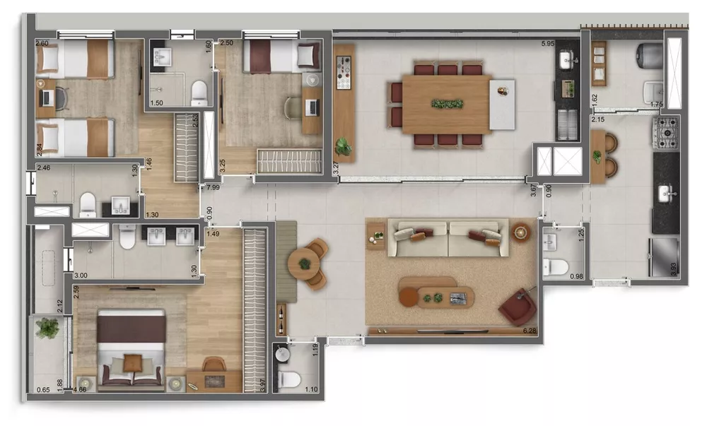 Apartamento, 3 quartos, 275 m² - Foto 18