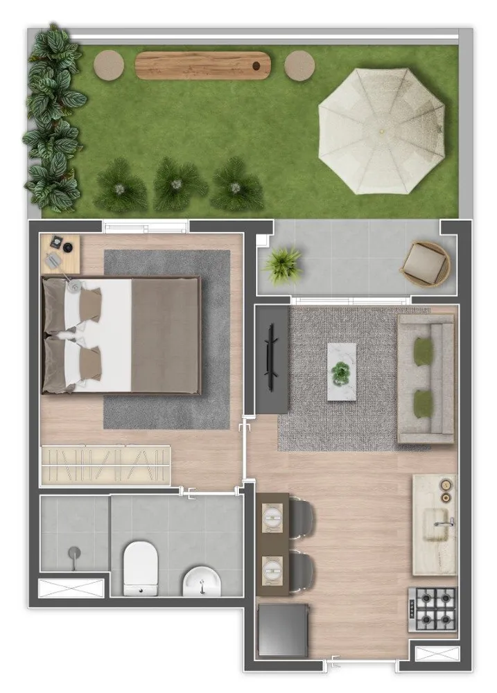 Apartamento, 2 quartos, 32 m² - Foto 13