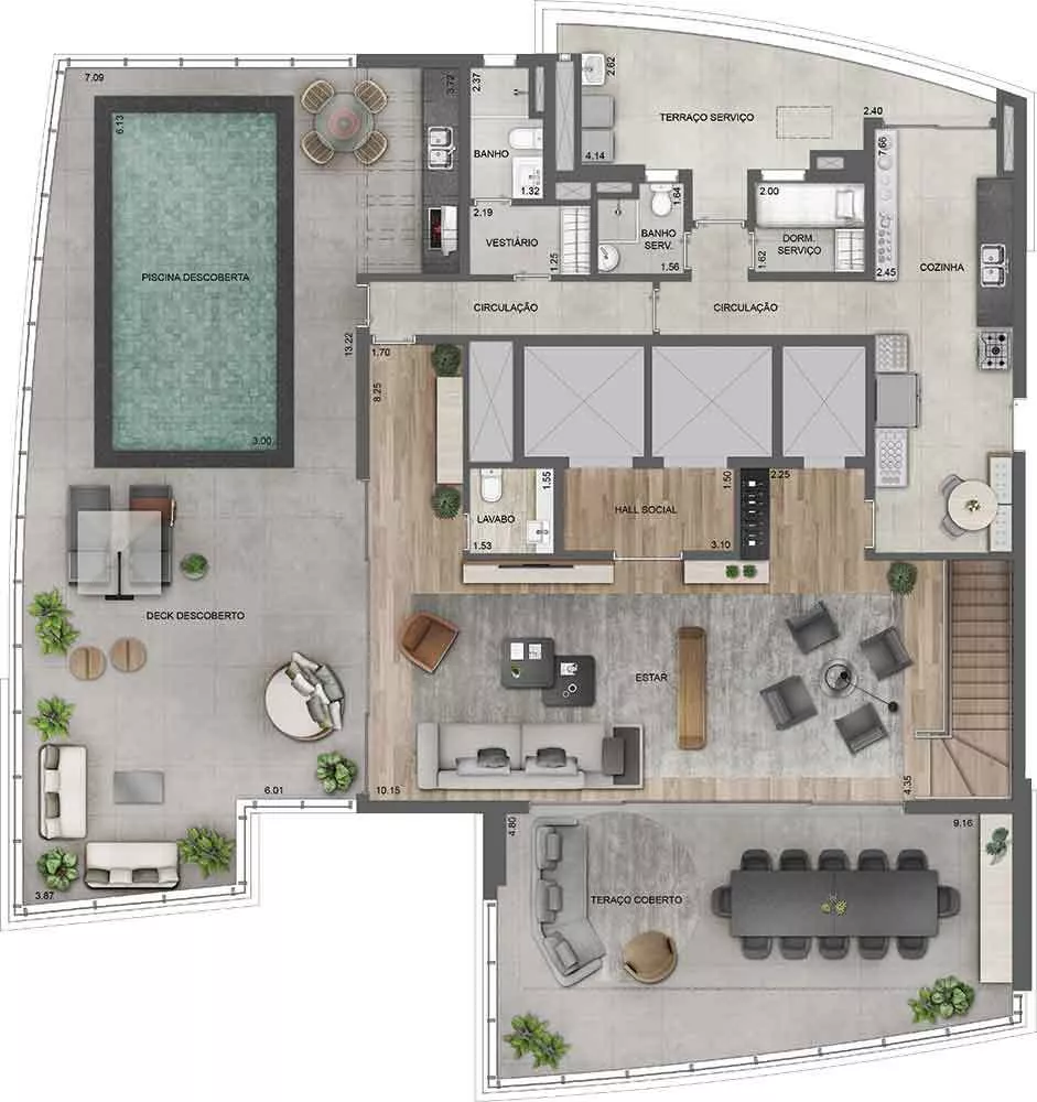 Apartamento, 4 quartos, 276 m² - Foto 18