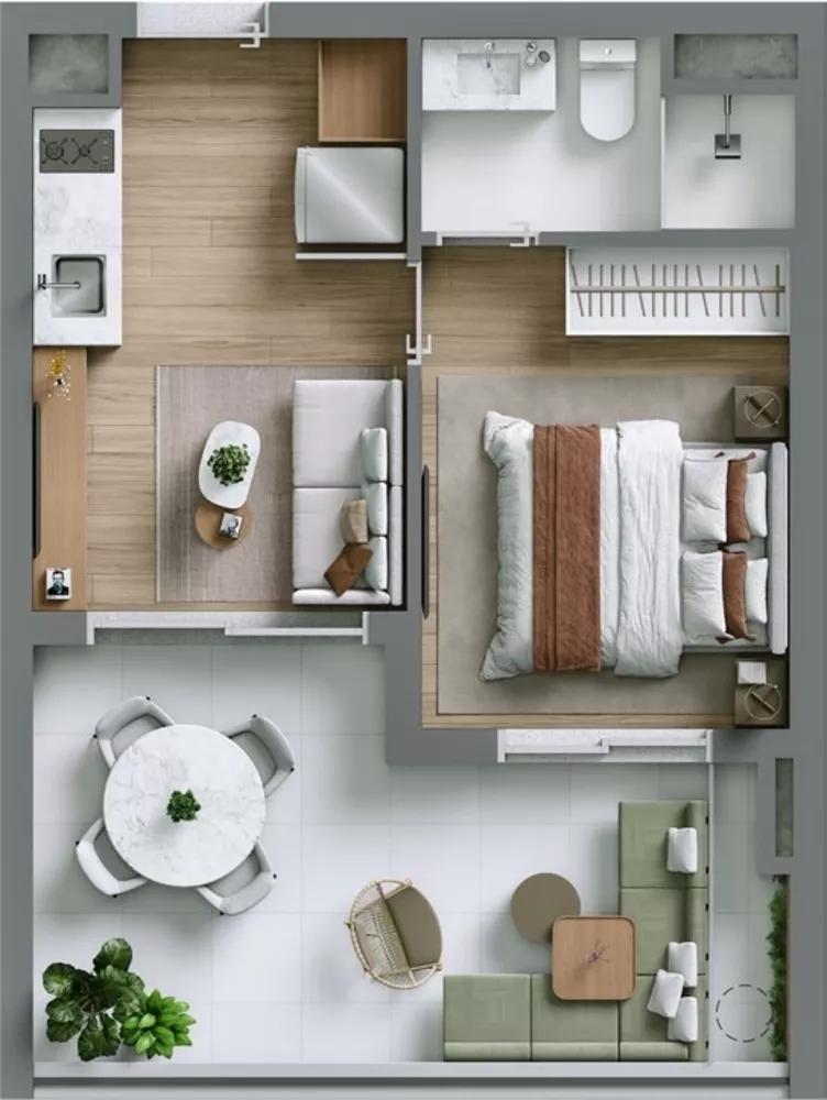 Apartamento, 2 quartos, 43 m² - Foto 19