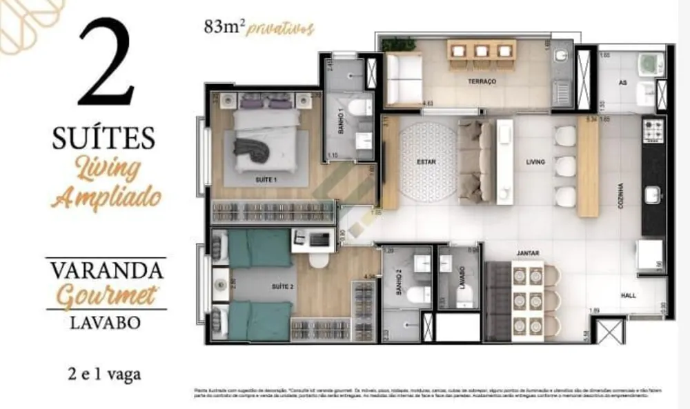 Apartamento, 3 quartos, 83 m² - Foto 11