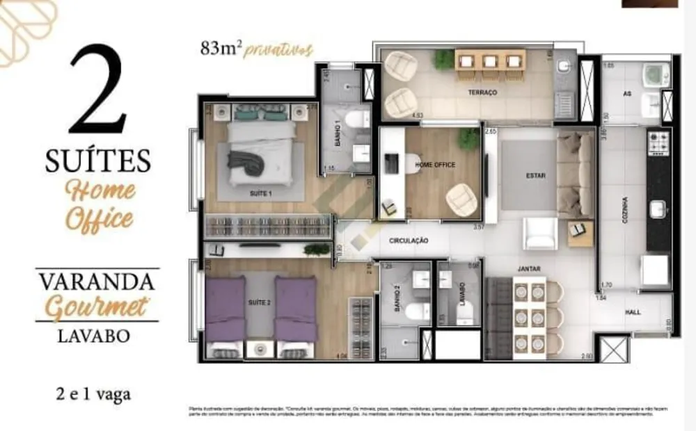 Apartamento, 3 quartos, 83 m² - Foto 12
