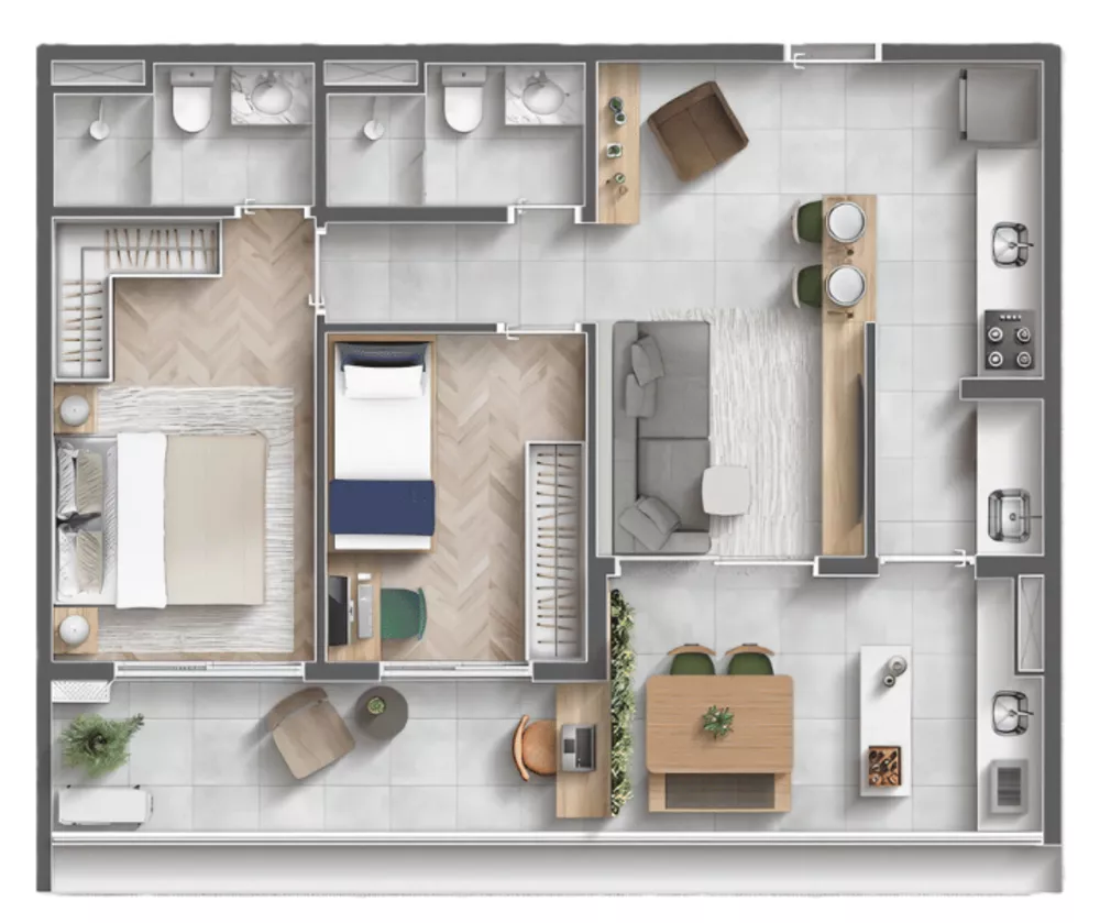 Apartamento, 1 quarto, 25 m² - Foto 5