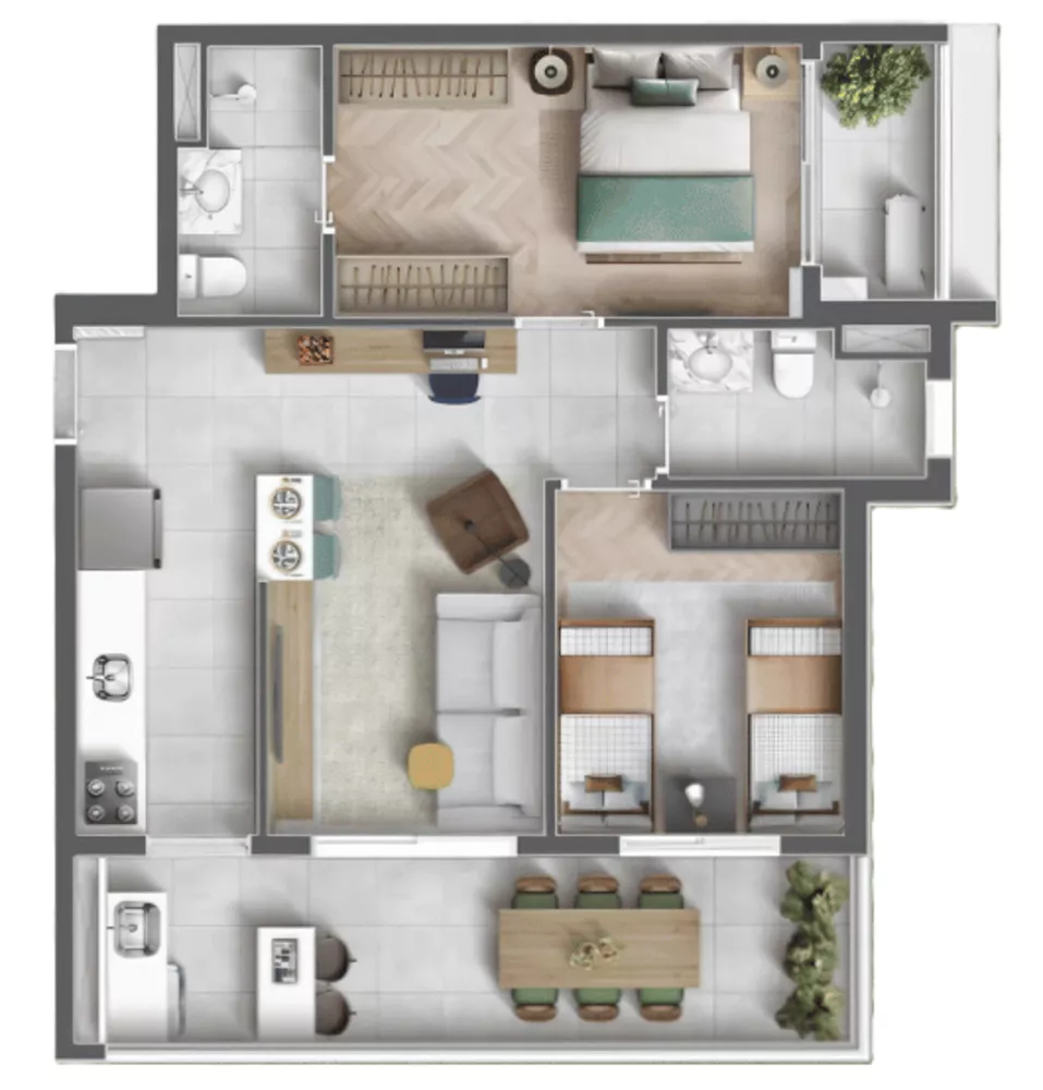 Apartamento, 1 quarto, 25 m² - Foto 7