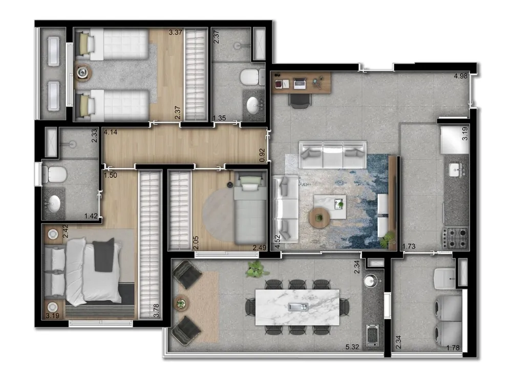Apartamento, 3 quartos, 85 m² - Foto 15