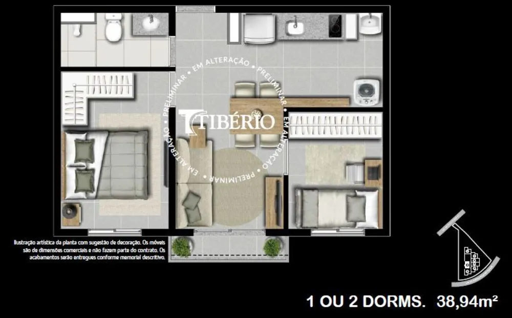Apartamento, 1 quarto, 30 m² - Foto 23