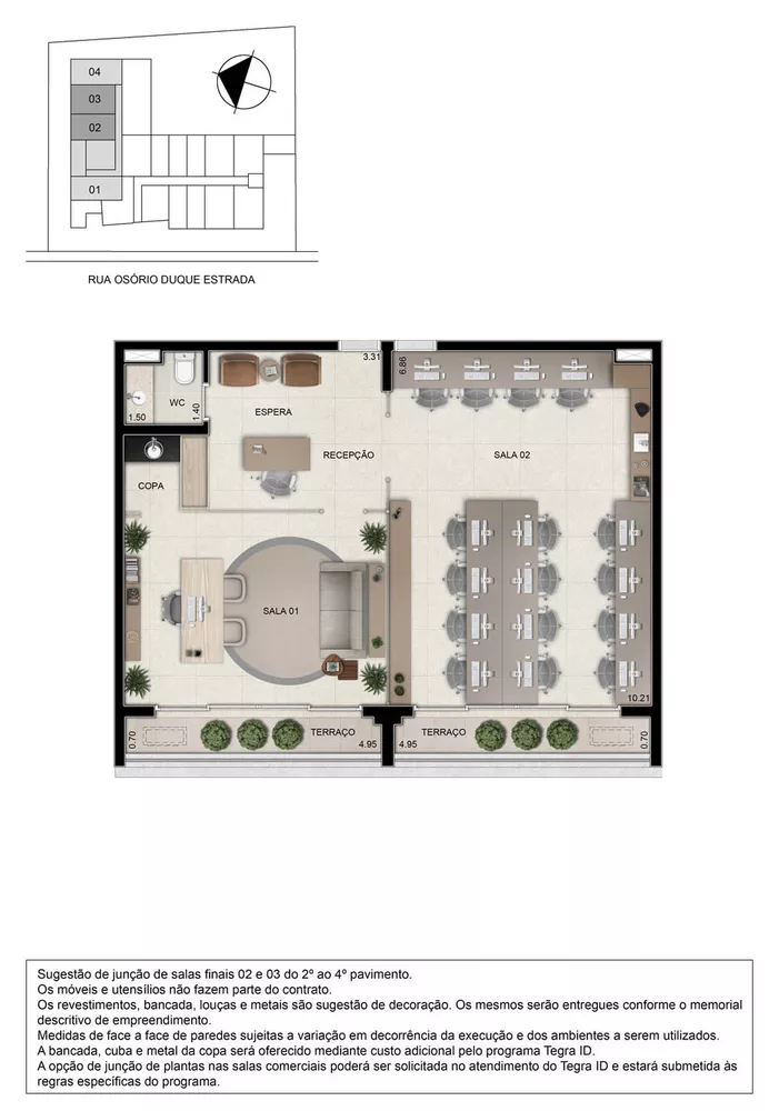 Sala-Conjunto, 43 m² - Foto 14