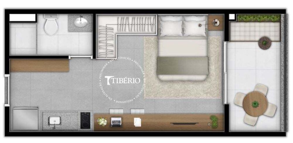 Apartamento, 1 quarto, 28 m² - Foto 8