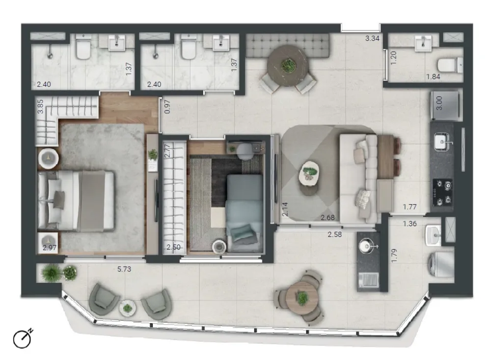Apartamento, 3 quartos, 122 m² - Foto 13