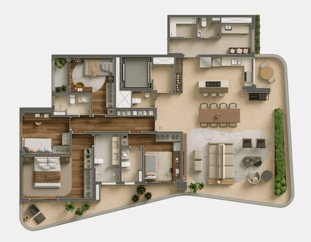 Apartamento, 3 quartos, 182 m² - Foto 12
