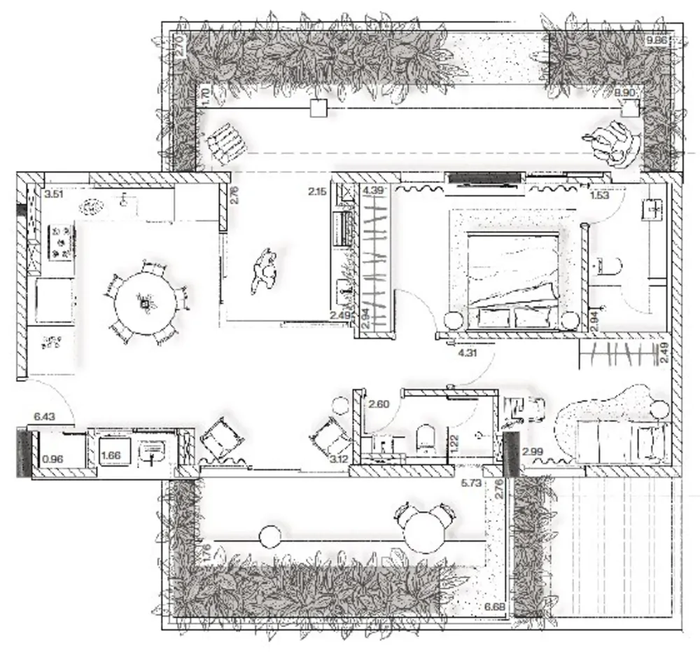 Apartamento, 2 quartos, 107 m² - Foto 14