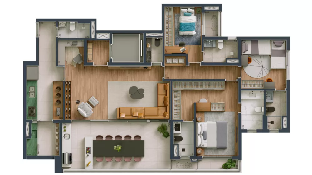 Apartamento, 4 quartos, 166 m² - Foto 14