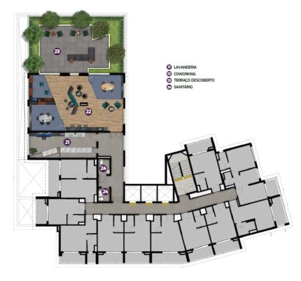 Apartamento, 1 quarto, 60 m² - Foto 23