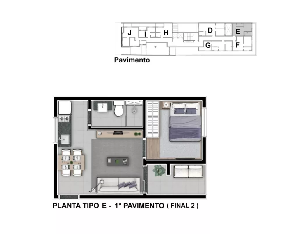 Apartamento, 1 quarto, 30 m² - Foto 4