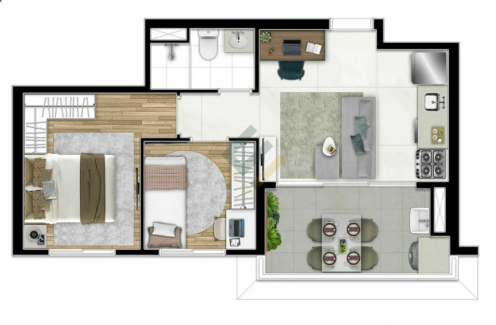 Apartamento, 2 quartos, 49 m² - Foto 18