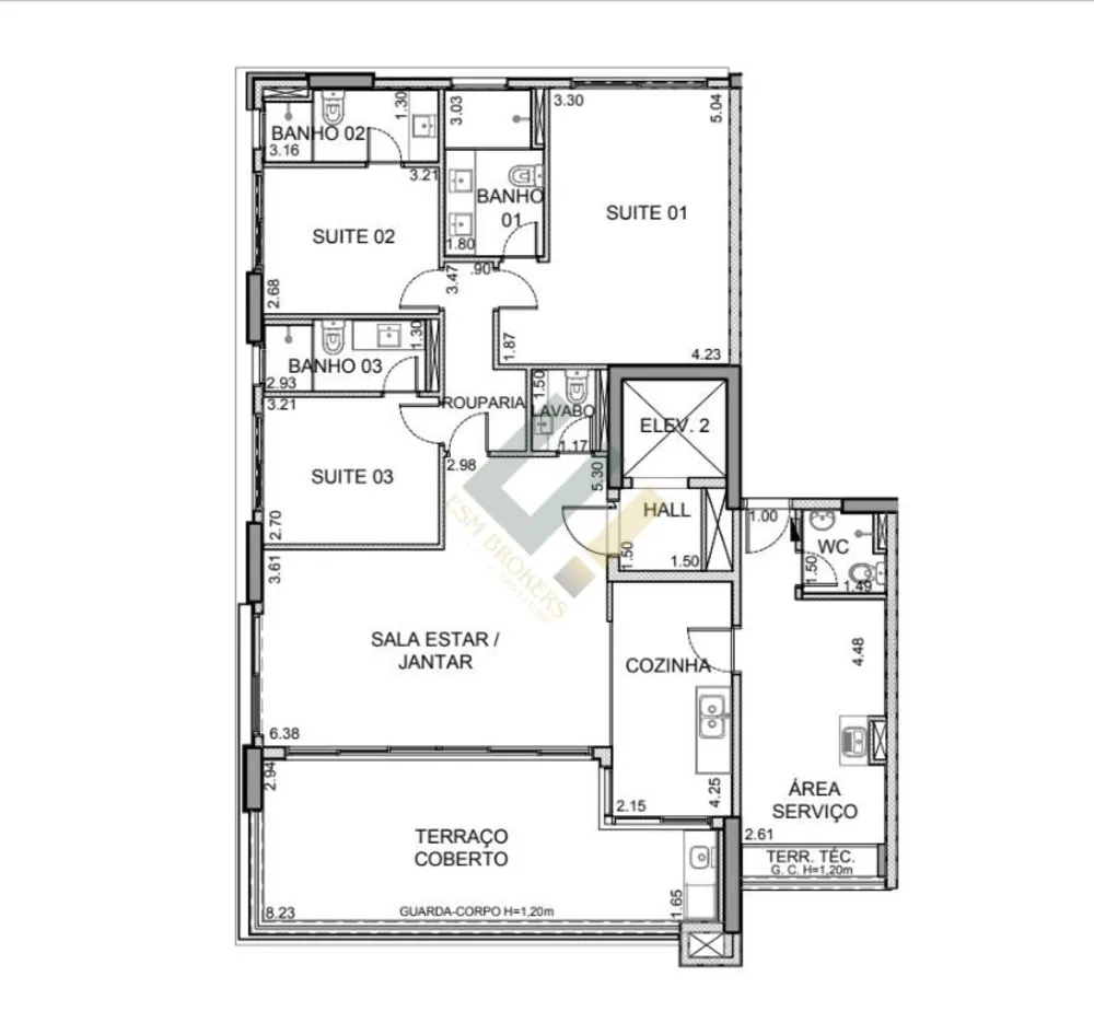 Apartamento, 3 quartos, 156 m² - Foto 19