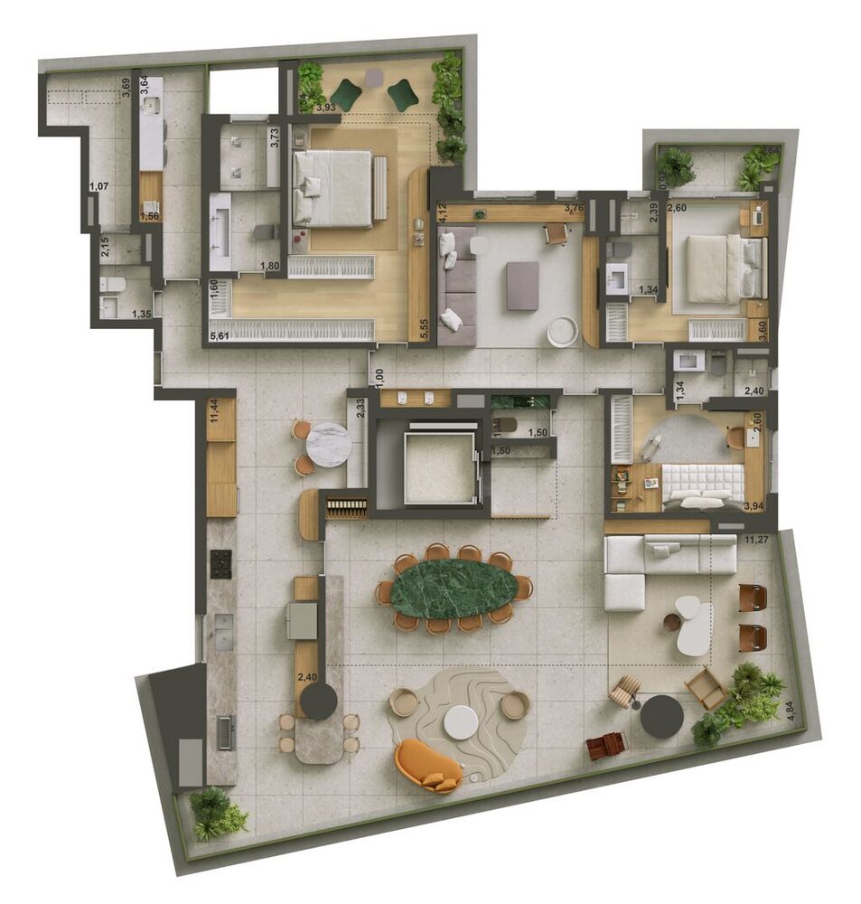 Apartamento, 4 quartos, 265 m² - Foto 5