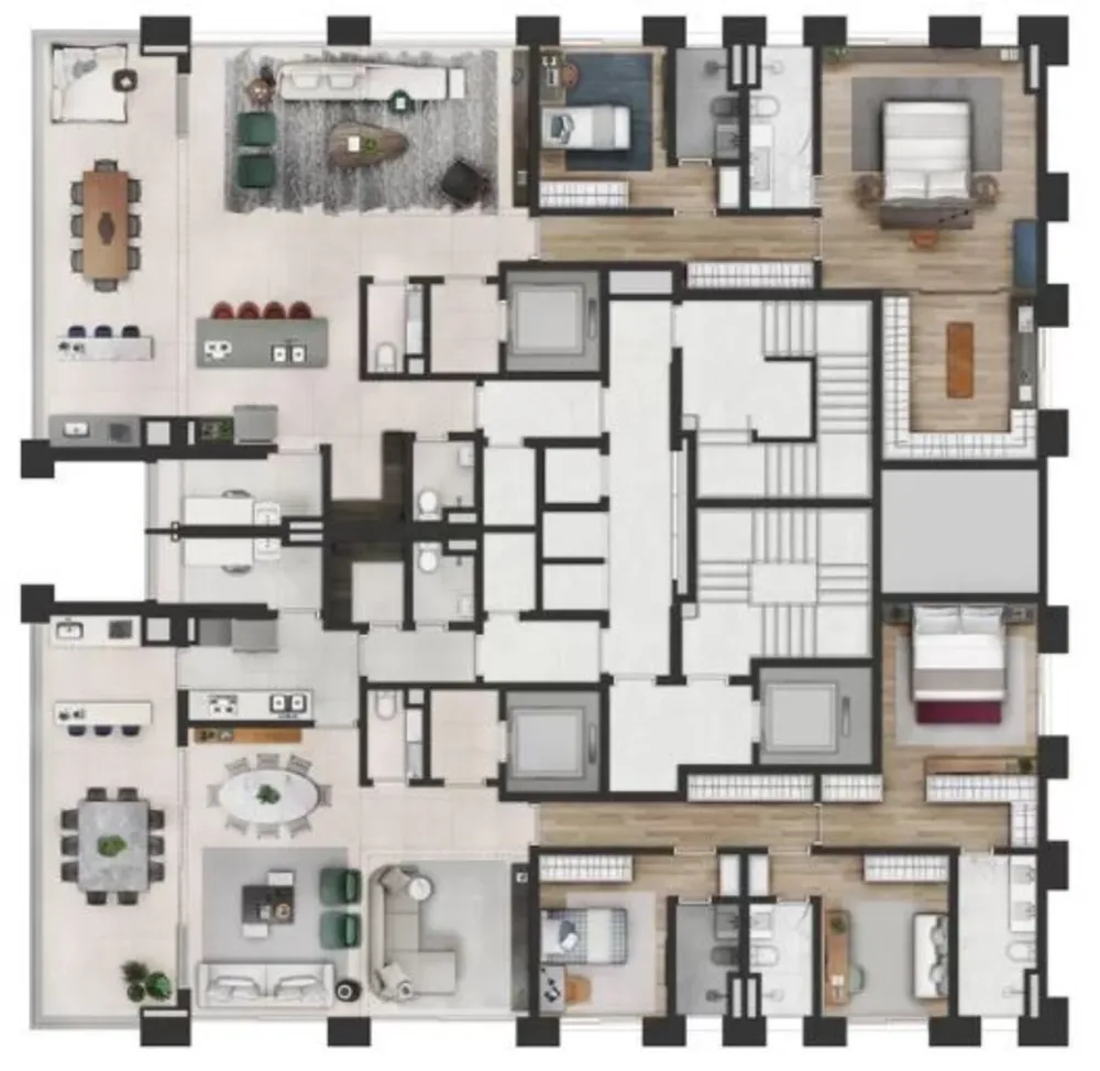 Apartamento, 3 quartos, 191 m² - Foto 12