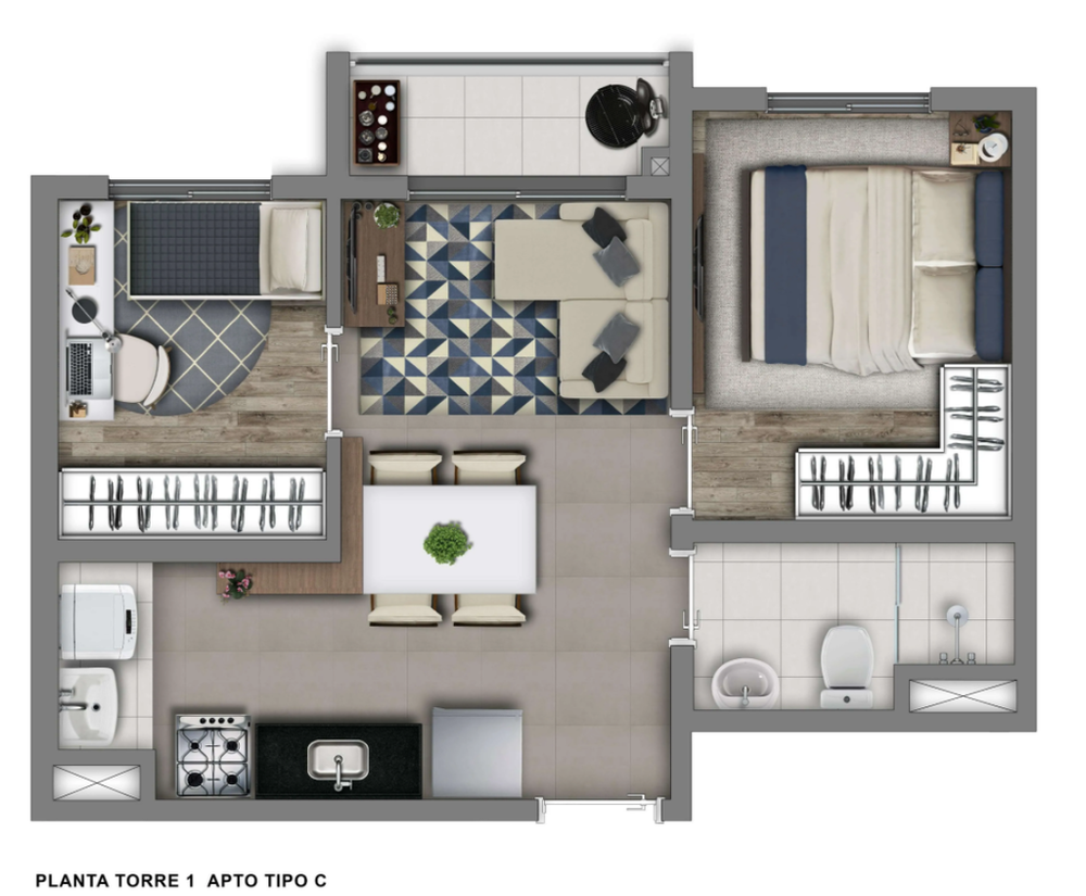 Apartamento à venda com 2 quartos, 36m² - Foto 14