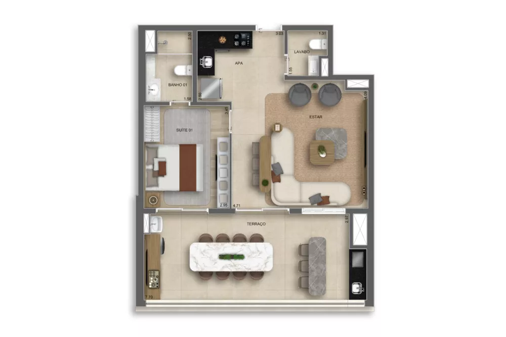 Apartamento, 3 quartos, 120 m² - Foto 12