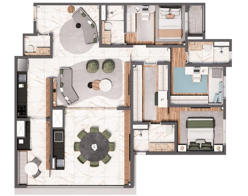 Apartamento, 2 quartos, 75 m² - Foto 15