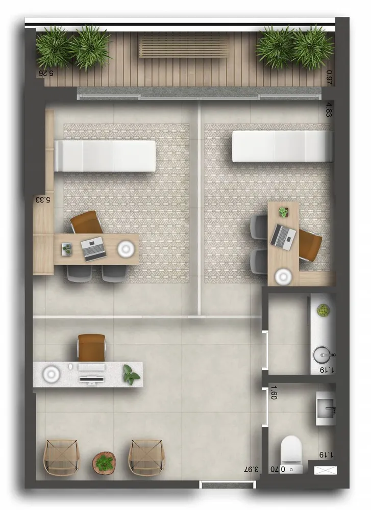 Sala-Conjunto, 45 m² - Foto 31