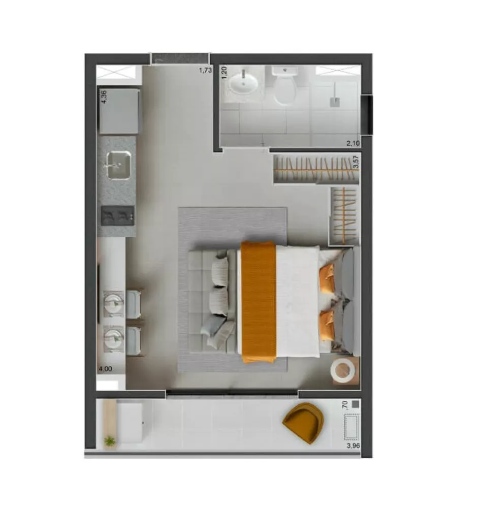 Apartamento, 2 quartos, 61 m² - Foto 5
