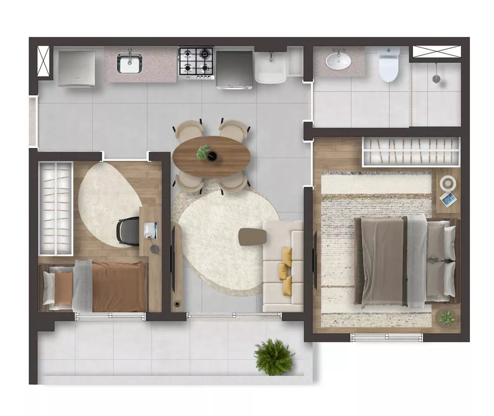 Apartamento, 1 quarto, 26 m² - Foto 6