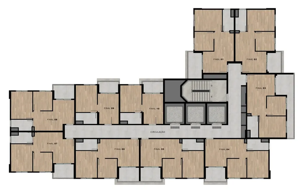 Apartamento, 2 quartos, 37 m² - Foto 12