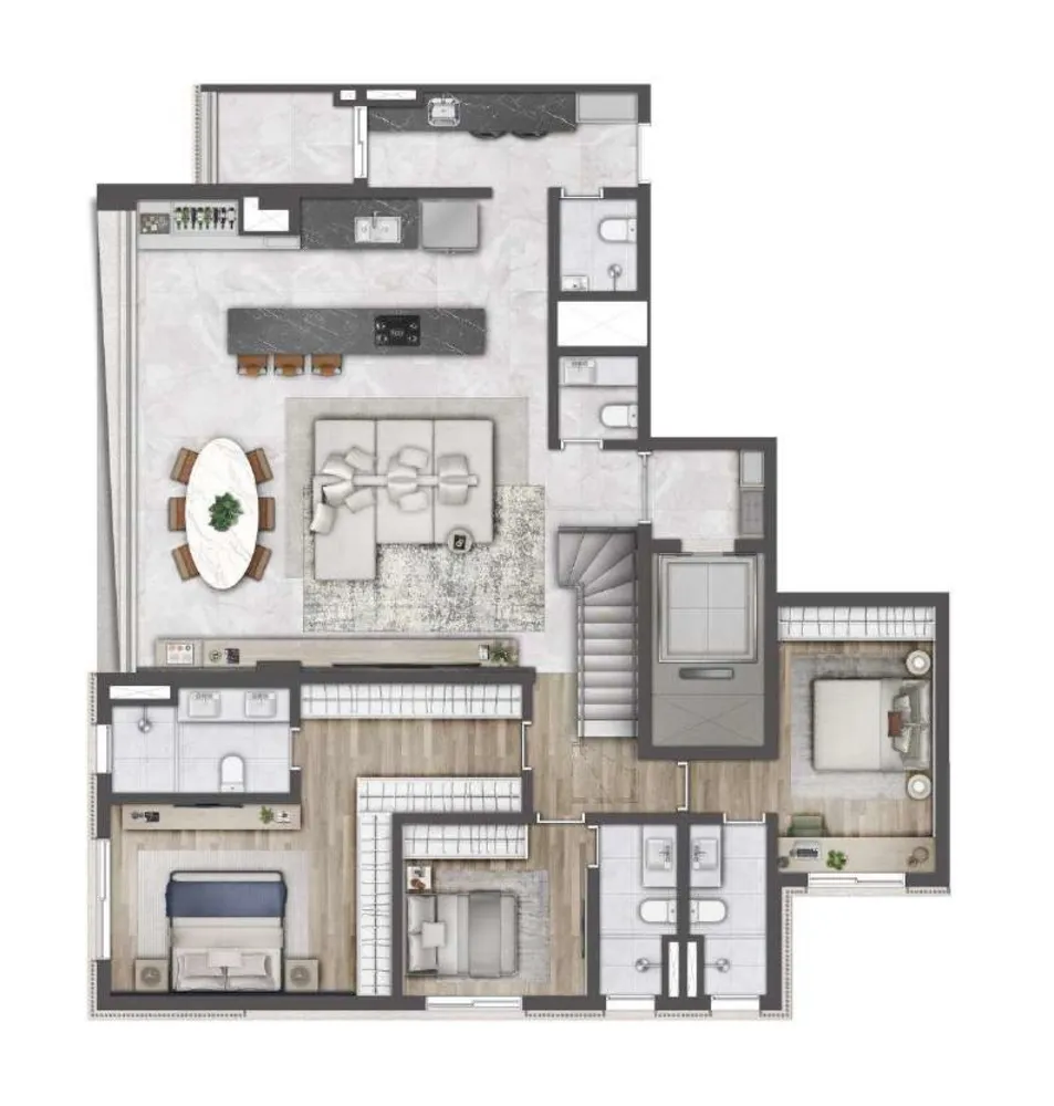 Cobertura, 4 quartos, 345 m² - Foto 15