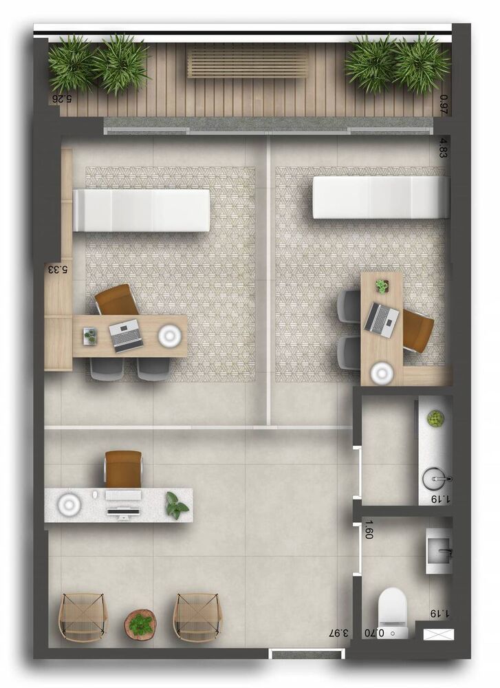 Sala-Conjunto, 28 m² - Foto 10