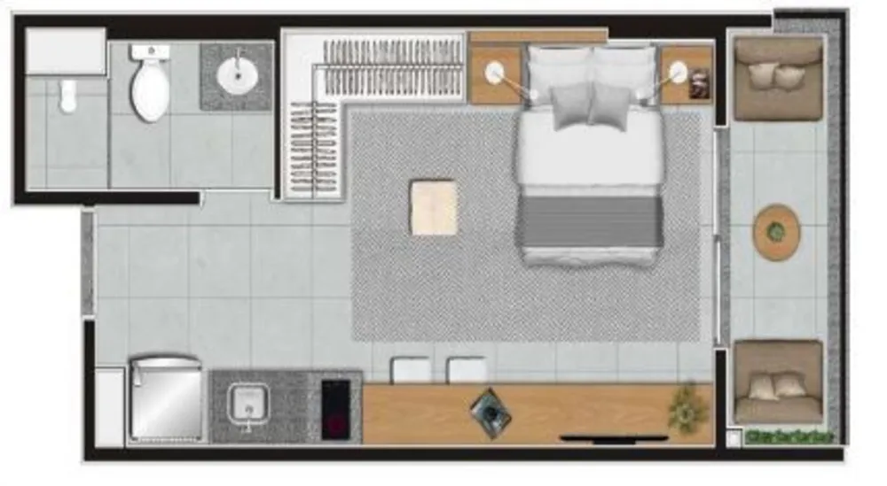 Apartamento, 1 quarto, 24 m² - Foto 30