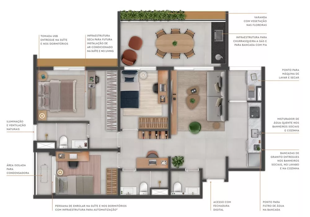 Cobertura, 3 quartos, 173 m² - Foto 19