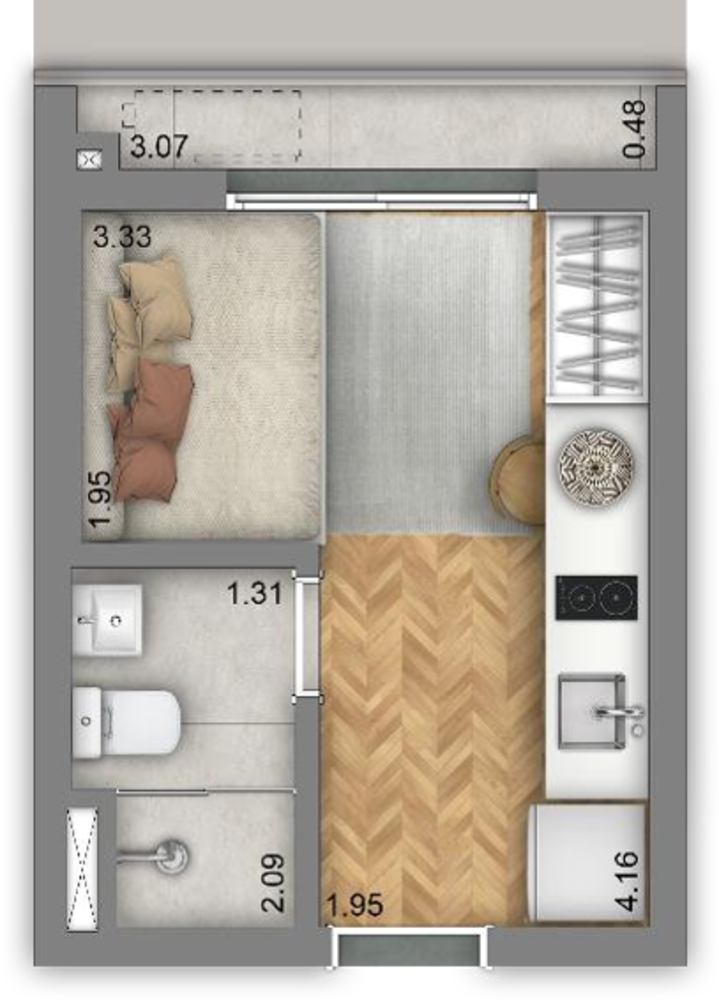 Cobertura, 3 quartos, 187 m² - Foto 14