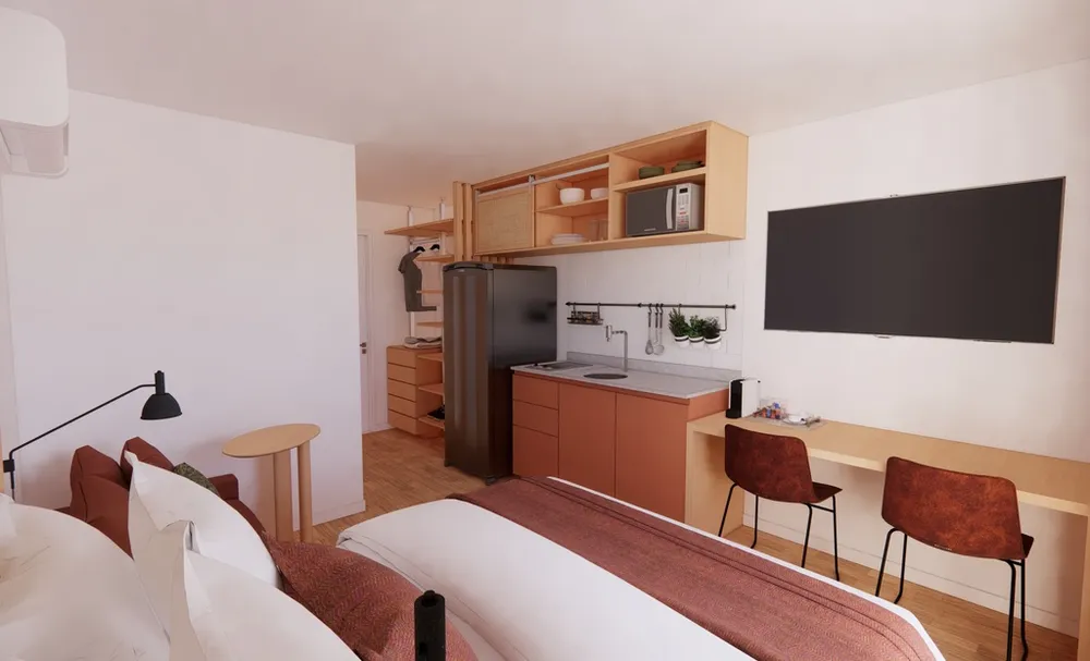 Apartamento, 1 quarto, 27 m² - Foto 4