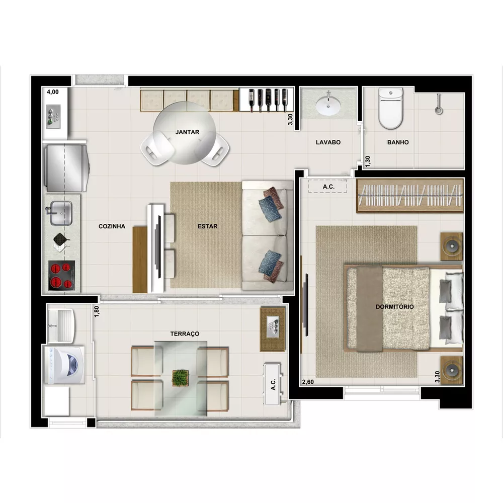 Apartamento, 2 quartos, 58 m² - Foto 16