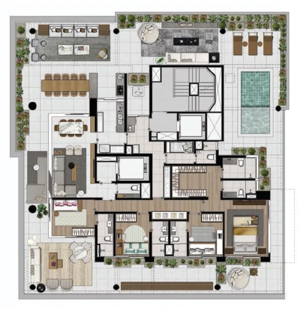 Apartamento, 3 quartos, 231 m² - Foto 6